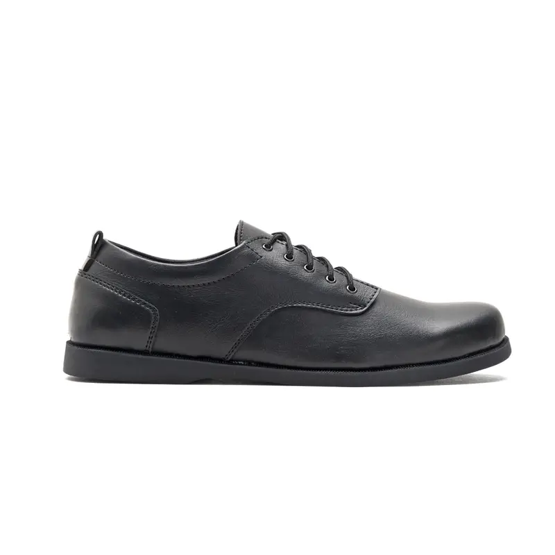 PRS - Sepatu Formal Pria Casual Kantoran Nikahan Kulit Syntetis Original Sepatu Pantofel Pria Resmi Formal hitam Coklat Gaya Trendy Kasual Kantoran Kuliah Wisuda Pesta Nikah Kondangan Gereja Kerja Pns Guru Kekinian Terlaris Terbaru Murah Shoes Black Black 1
