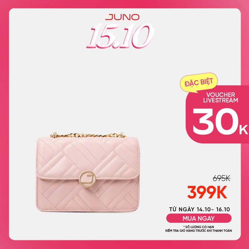 JUNO Túi Xách Nhỏ Chần Bông Nắp Gập - TXN296