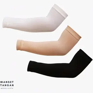 3 PASANG Handsock Kaos Pelindung Lengan Manset Tangan Panjang Deker Pria Dan Wanita Dewasa Remaja Size Besar Muslim