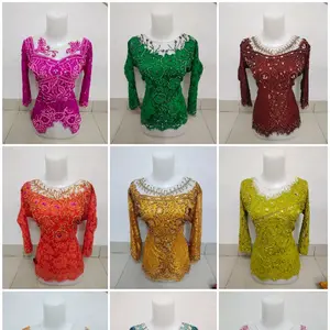 kebaya pendek bahan semi Prancis