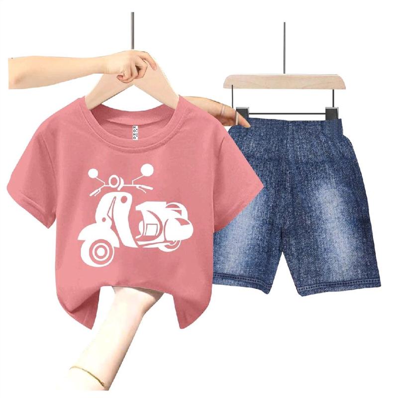 SETELAN ANAK CELANA SEMI JEANS DIGITAL SABLON // GAMBAR VESPA 8
