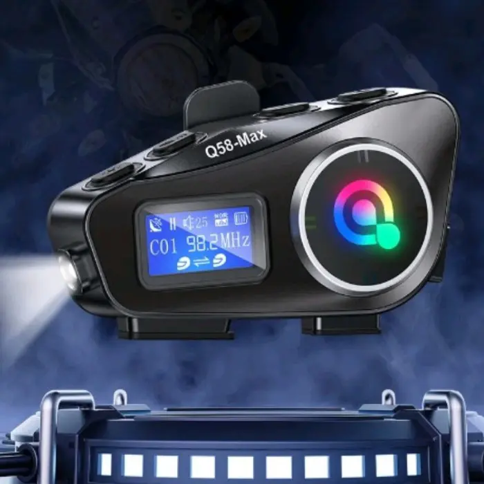 intercom q58 max batre 1000MAH Radio FM