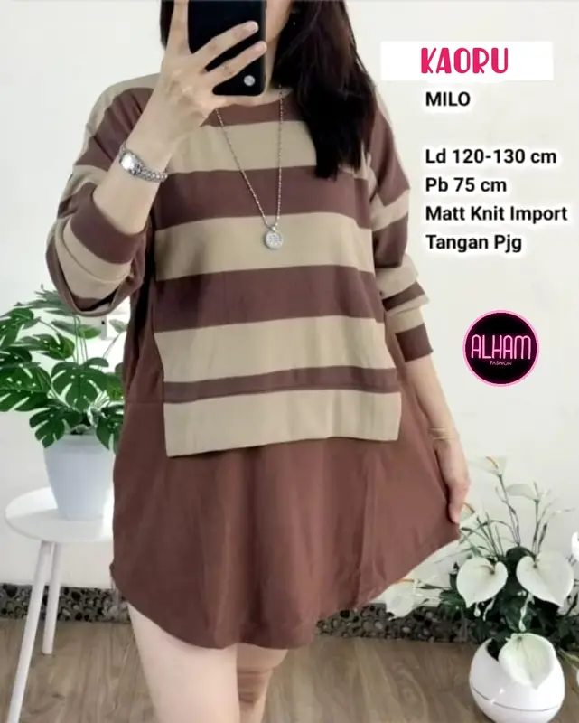 KAOS KNIT WANITA JUMBO LD 120 KOREAN STYLE LENGAN PANJANG MOTIF TERBARU PAKAIAN WANITA BAJU ATASAN 0