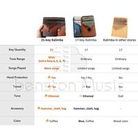 Gambar Benston Music - Bunga Kalimba 17 / 21 Key Wood Kayu Finger Piano Kunci Musical Instrument Portable Murah Jari Alat Musik Pemula - Warna kayu 17 nada dari Benston Music Kab. Tangerang 3 Tokopedia