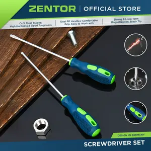 ZENTOR Obeng Plus Minus Screwdriver PH0 - PH2 ZT1910XM