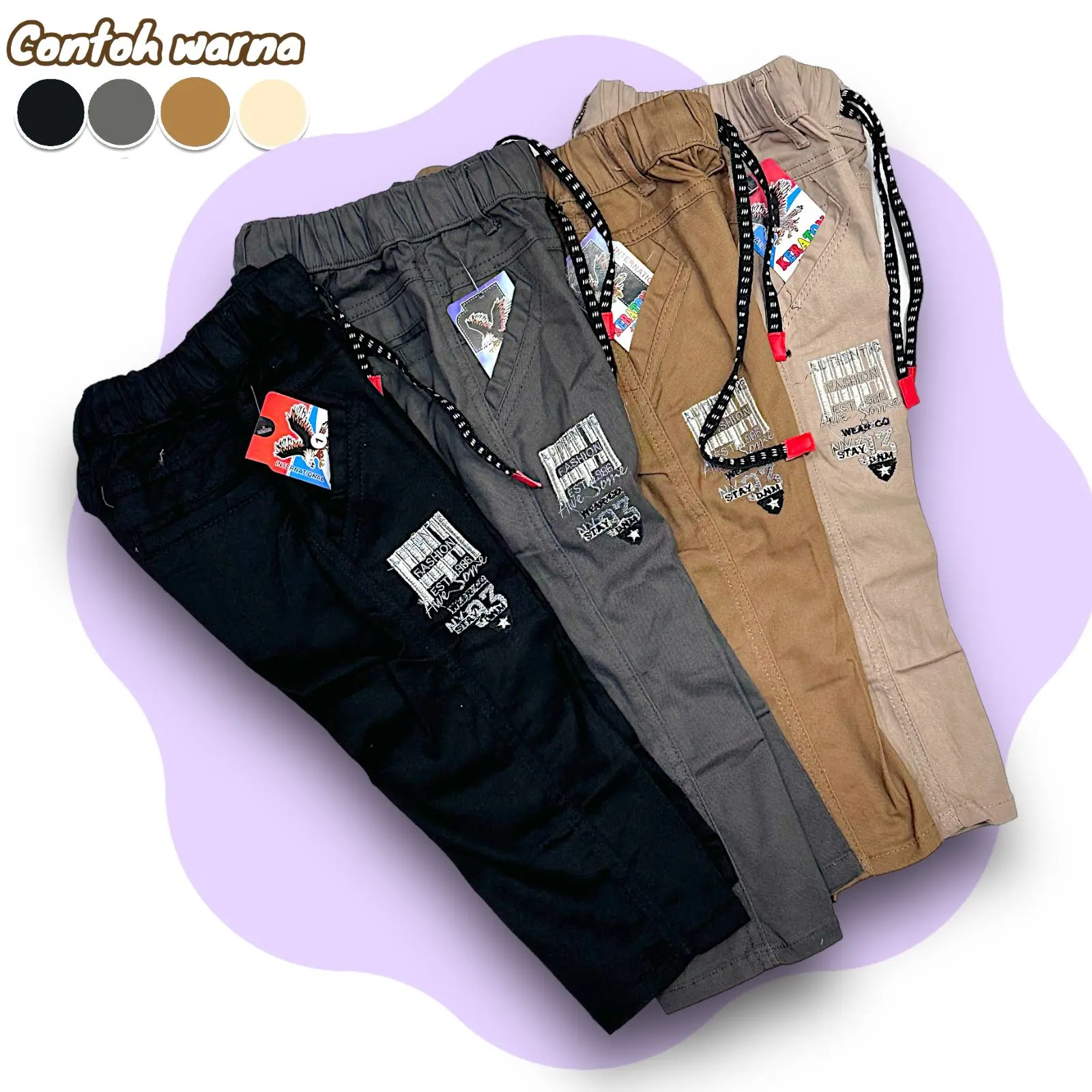celana katun panjang anak celana chinos anak grosir celana panjang anak celana anak kekinian Fashion