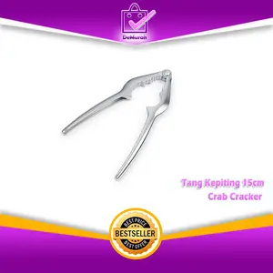 Tang Kepiting Multifungsi 15cm - Pemecah Cangkang Kepiting, Kacang, Lobster, dan Biji Keras A220