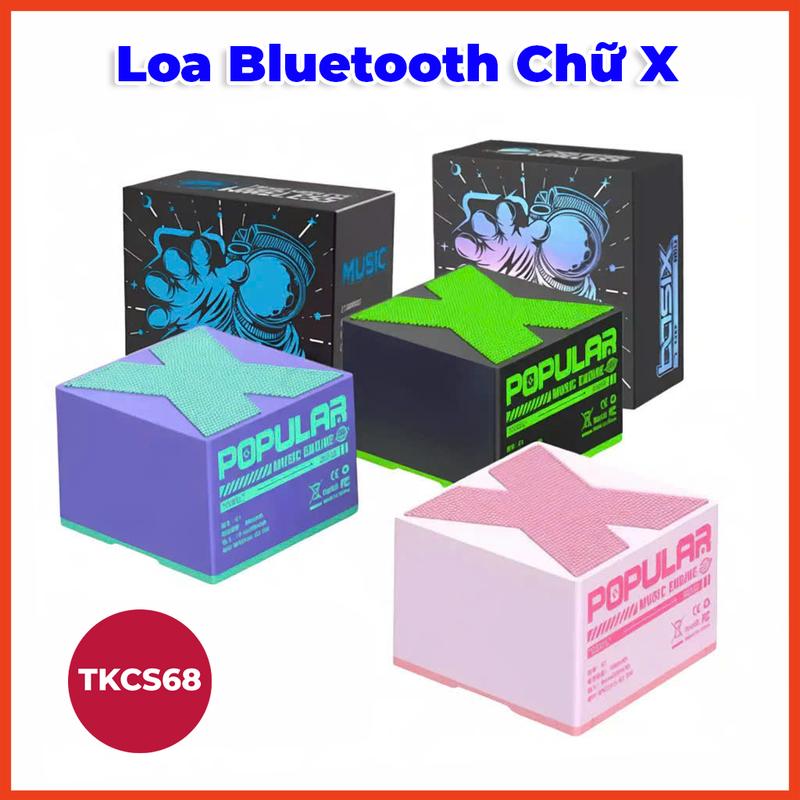 Loa Bluetooth Mini Chữ X 360 ° Âm Trầm Tuyệt Vời Âm Thanh Nổi , Loa Bluetooth Không Dây Hỗ Trợ Nhạc Và Cuộc Gọi