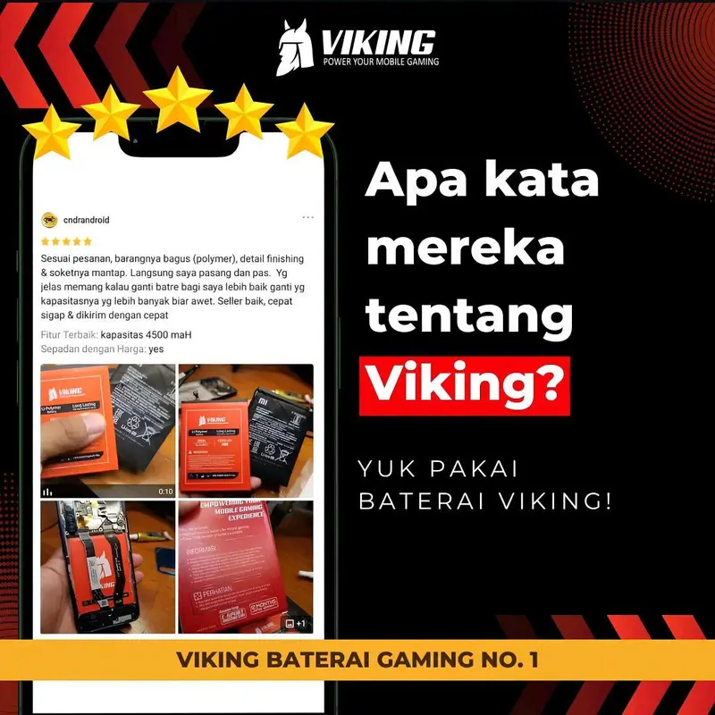 VIKING Baterai Redmi Note 6 Pro BN48 2