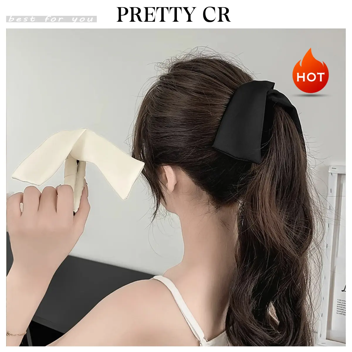 Kẹp Chuối Tai Thỏ, Kẹp Tay Cầm Cao Cấp, Sang Trọng Giá Cả Phải Chăng, Thời Trang Và Thanh Lịch, Băng Đô Kẹp Dọc, Kẹp Tóc Thời Trang Hoa Women Nữ