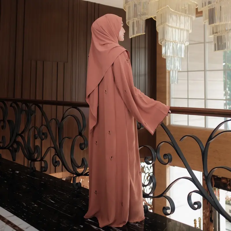 ROSE abaya by all_busyra dengan Bordiran Mawar 5
