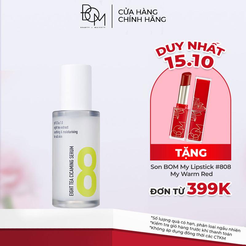 Serum Cấp Ẩm Và Phục Hồi Da Chiết Xuất Từ Rau Má Bom Eight Tea 38ml Nữ Women Skincare Tinh chất