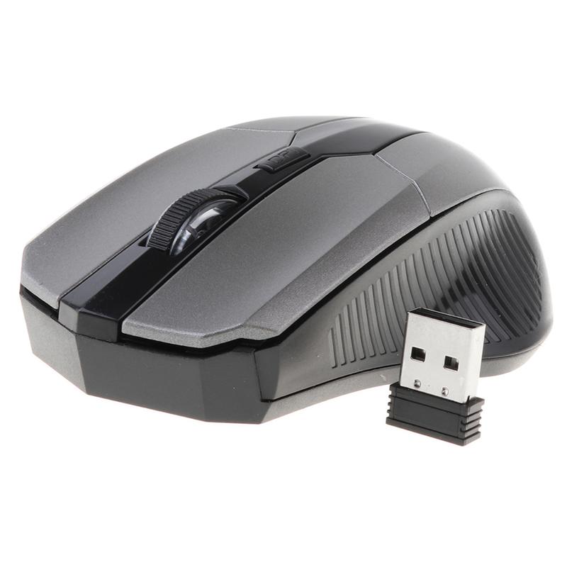 Chuột không dây cho laptop với bộ thu nano USB, cuộn nhanh, chuột di động