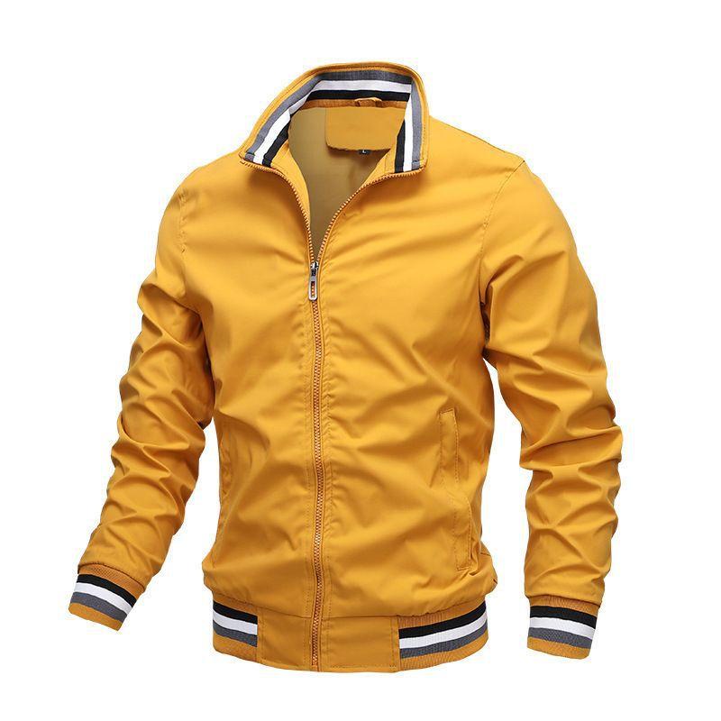 Product Introduction of Men's casual stand collar collar jacket regular version of the academy fashionable trench coat Spring and Autumn 8
