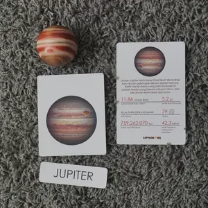 Littlemonq Montessori 3-Part Cards Solar System