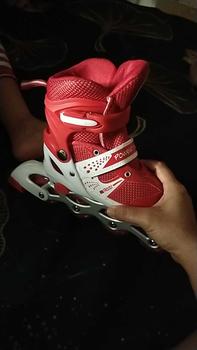 Product Review of KIX PROMO Sepatu Roda Anak Inline Skate POWER / Sepatu Roda Model Bajaj Free Baut dan Kunci L / Inline Shoes Murah / Inline Skate Fullset ban kaki Outdoor from M** A** 0