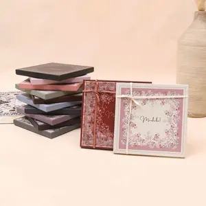 MERHABA! Exclusif Series Jilbab motif printing premium segi empat nyaman mewah lembut lasercut pin plat logo