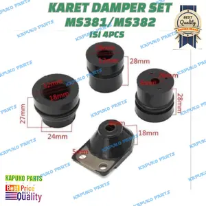 Set Karet Damper MS381 MS382 untuk Chainsaw Gergaji Kayu Body