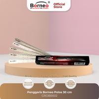 Gambar Borneo Penggaris Borneo Polos 30 cm 24 Pcs dengan 2 Sistem Pengukuran Inch & MM GROB0002 untuk Mahasiswa Pelajar dan Profesional dari Borneo Stationery Kota Surabaya 1 Tokopedia
