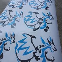 Gambar Stiker Karakter Pokemon Mega Charizard X dari vgameshop Kab. Garut 3 Tokopedia