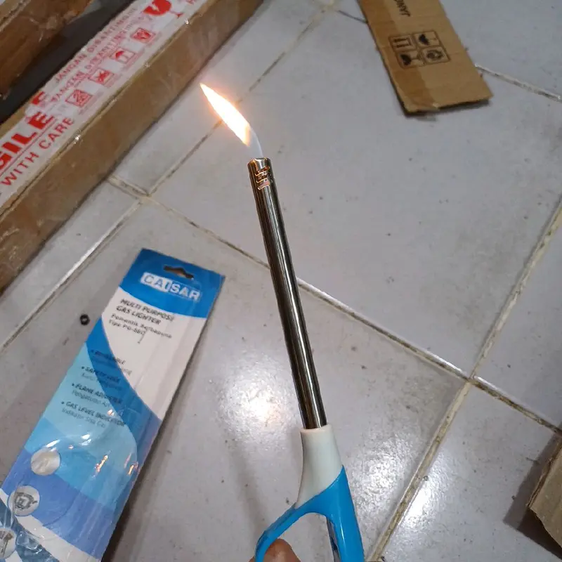 pematik gas Korek api panjang  Gas Lighter  korek pematis api isi ulang pemantik panjang Gas lighter 8