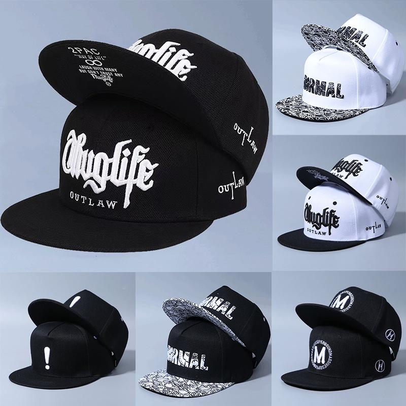 Mũ Snapback Unisex Phong Cách Thời Trang Thể Thao Ngoài Trời 2PAC Mũ Mới Cho Nam Và Nữ Chất Liệu Bông Mũ Bóng Chày Thêu