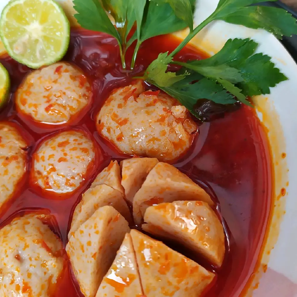 Bakso Sapi Spesial Komplit Free Bumbu khas Bandung Baso Pedas Frozen Food