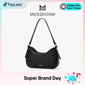 MOSSDOOM Tas Selempang Wanita Darby Bag Tas Sling Bag Wanita Tas Bahu
