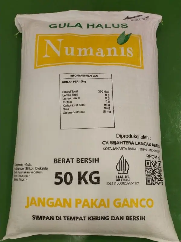 Gula Kastor / Caster Sugar 1 Kg - Gula Pasir Halus 1