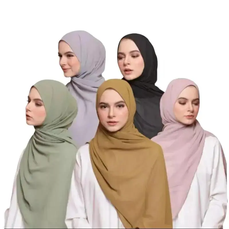 Hijab Pashmina Ceruty Babydoll Premium Ukuran 175 x 75 cm