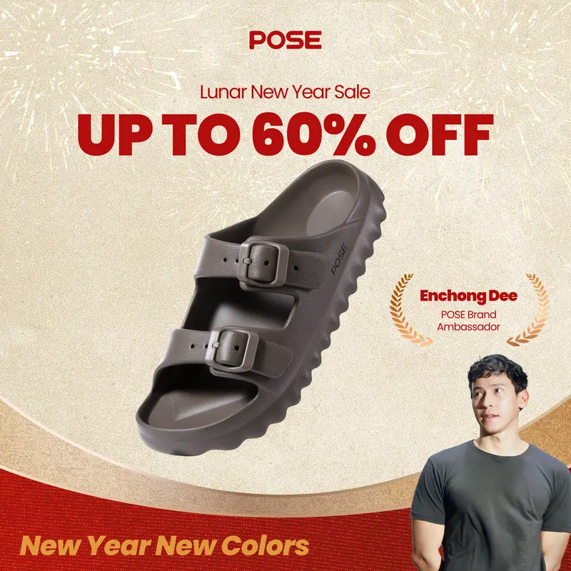 【chocolate or gray】POSE Coral Adjustable Korean two Strap Flat - TikTok ...