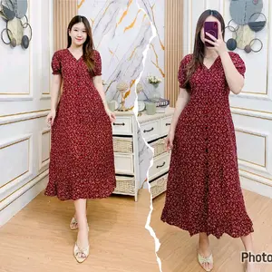 Dress Lily/Dress busui/Dress panjang/Dress kekinian/Dress rayoon