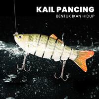 Gambar TaffSPORT Kail Pancing Bentuk Ikan Hidup Fish Lure Bait 9.5cm - VSJ06-4 dari Taffware Official Store Kota Administrasi Jakarta Barat 2 Tokopedia