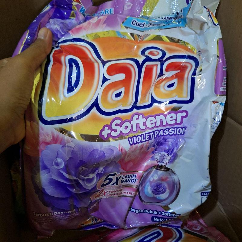 DAIA Detergen Bubuk 1,6kg - Paket Hemat, Pembersih Laundry Bayi - Busa, Deterjen, Powder, Detergent 3