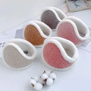 Winter Earmuffs Fleece Ear Warmer Wanita Ear Cover Soft Fluffy New Warm Earmuff Soft Ear Warmers