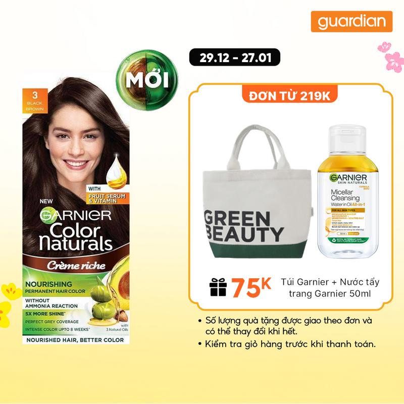  Kem Nhuộm Tóc Garnier Color Naturals Crème Riche Dạng Hộp 