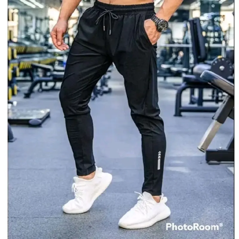Celana training olahraga pria gym fitnes cewek senam yoga jogging Misty elastis Tebal Adem Sport 0