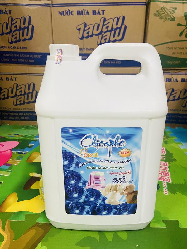 Nước xả vải cao cấp Chicaphe can 10 Kg hương comfo, đặc, lưu hương, mềm vải 1
