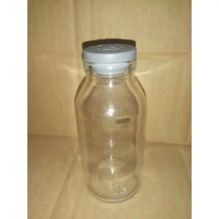 botol asi 100ml, botol kaca asi 100ml lengkap dengan tutup karet Peralatan 5