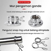 Gambar Peralatan kebugaran rumah batang barbell,  dumbbell,  batang barbell standarangkat beban,barbell - 1.2 M Batang Lurus dari KEEP GOING MAX Kab. Tangerang 4 Tokopedia