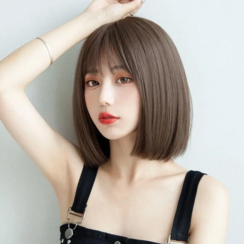 Tóc Giả Toàn Bộ Tóc, Kiểu Xương Đòn, Dành Cho Nữ, Phong Cách Người Nổi Tiếng Trên Internet Tiktok, Khóa Bên Trong, Thời Trang Women Wig