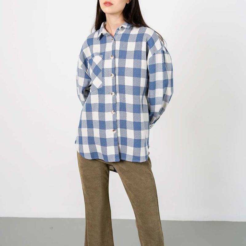 This Is April Atasan Blouse Kemeja Wanita Lengan Panjang Kekinian Ailen Top (RESTOCK) 5