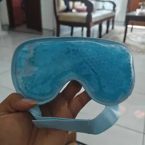 Hot & Cold Gel Beads Eye Mask Relaxing - Penutup Mata Kompres Mata Terapi Panas & Dingin Masker Mata Es Gel - Masker Therapy
