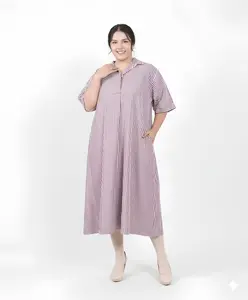Bigbelle Titania Midi Dress Bigsize Simpel Kekinian Terbaru