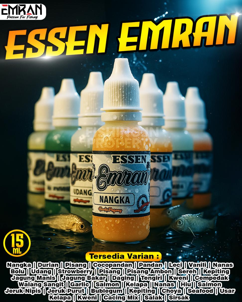 Essen memancing Emran Segala Aroma Best Seller Ikan Umpan Pancing