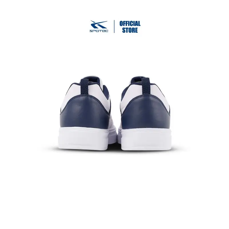 Spotec Sneakers Wonka Sepatu Sneakers Pria Wanita - Putih Biru Tua 3