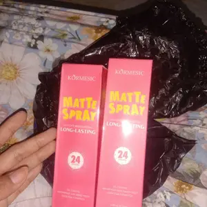Makeup Setting Spray Matte Fix Smooth Matte Finish Setting Spray mengunci makeup dan kontrol minyak tahan lama 24 jam 100ml