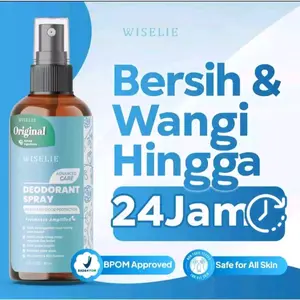 Wiselie Tawas Natural Deodorant Spray Herbal Deodorant Anti Bau Ampuh Hingga 48jam