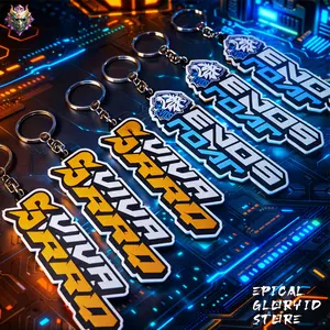 PROMO || Gantungan Kunci karet Team Esports Keychain rubber Team Esports Gantungan kunci Evos Gantungan Kunci RRQ Keychain