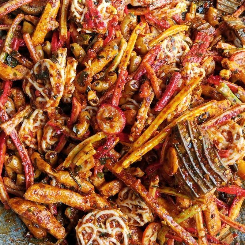 SEBLAK CAMPUR 500gram SEBLAK MIX [SEBLAK BETON - SEBLAK JENGKOL ASBES - SEBLAK SISIR - SEBLAK KERUPUK RAFAEL] PEDAS RENYAH JAGO NGEMIL